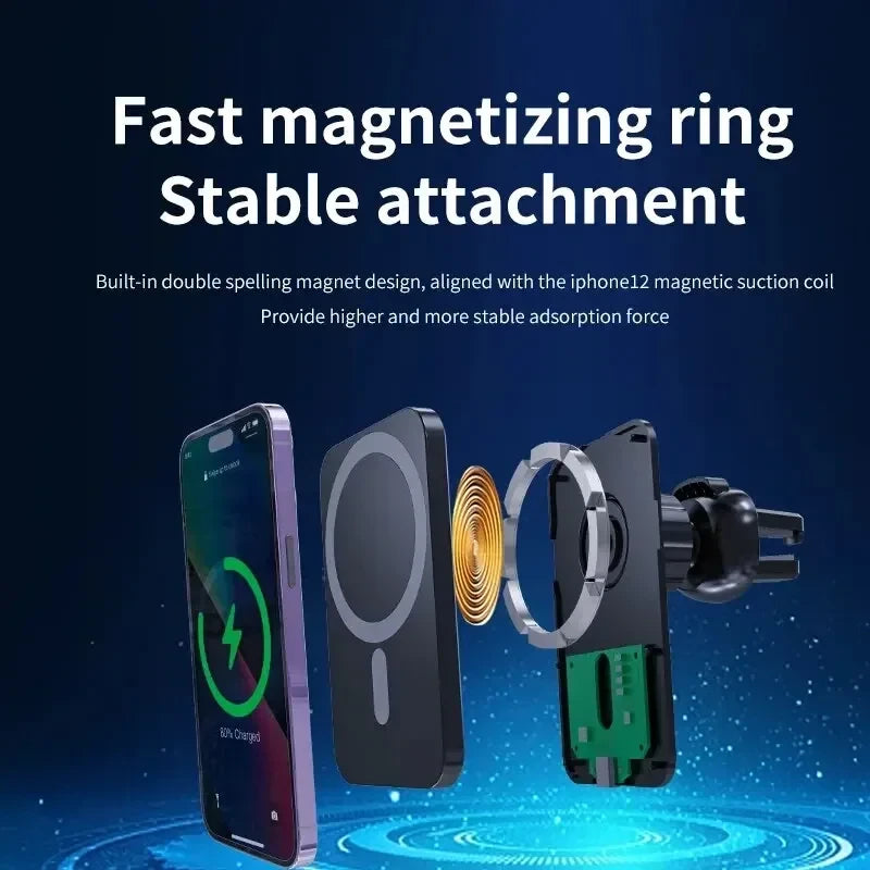 MagSafe Magnetic Wireless Car Charger