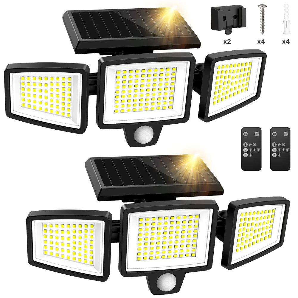 Solar Motion Sensor Security Light