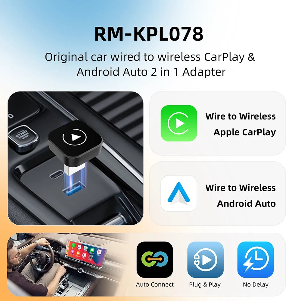 Wireless CarPlay Android Adapter