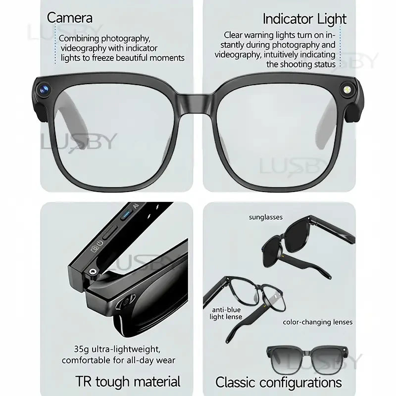 Lusby Smart AI Translation Glasses