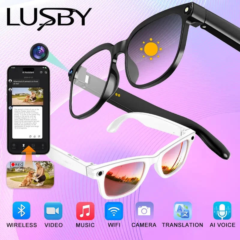 Lusby Smart AI Translation Glasses