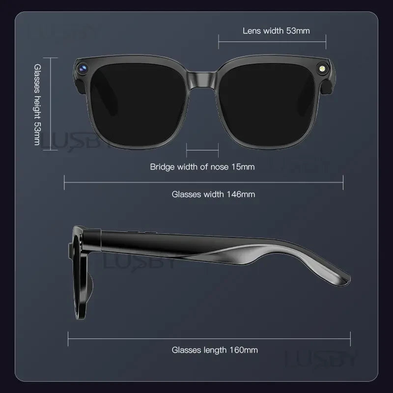 Lusby Smart AI Translation Glasses