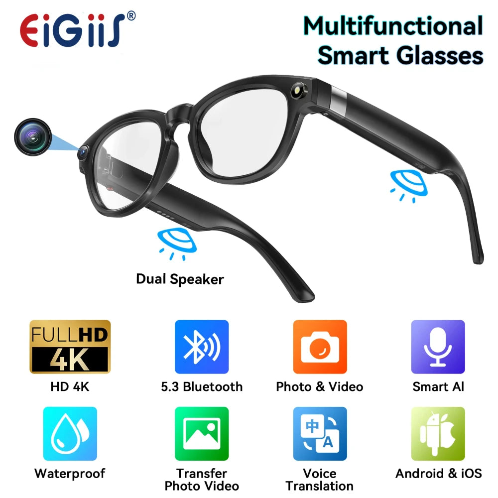 EIGIIS Smart Bluetooth Audio Glasses