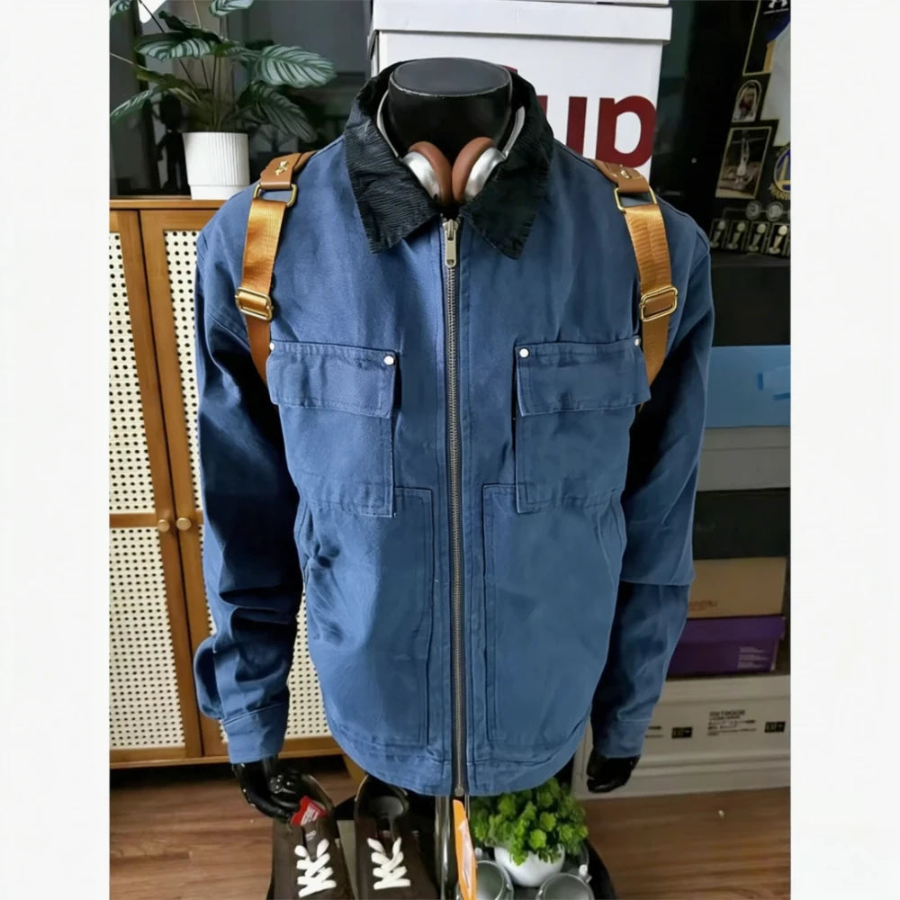 Vintage Faux Fur Campus Coat