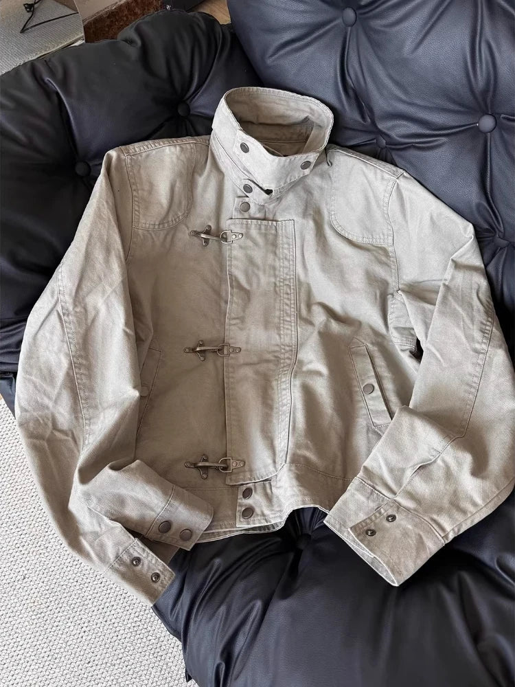 Vintage Faux Fur Campus Coat