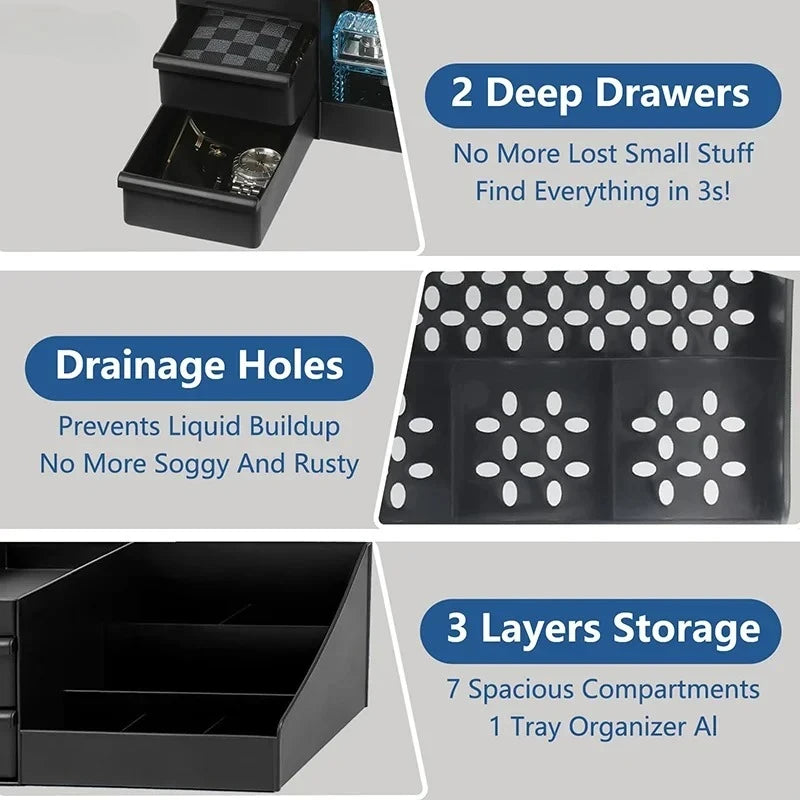 Mens Cologne Organizer Stand