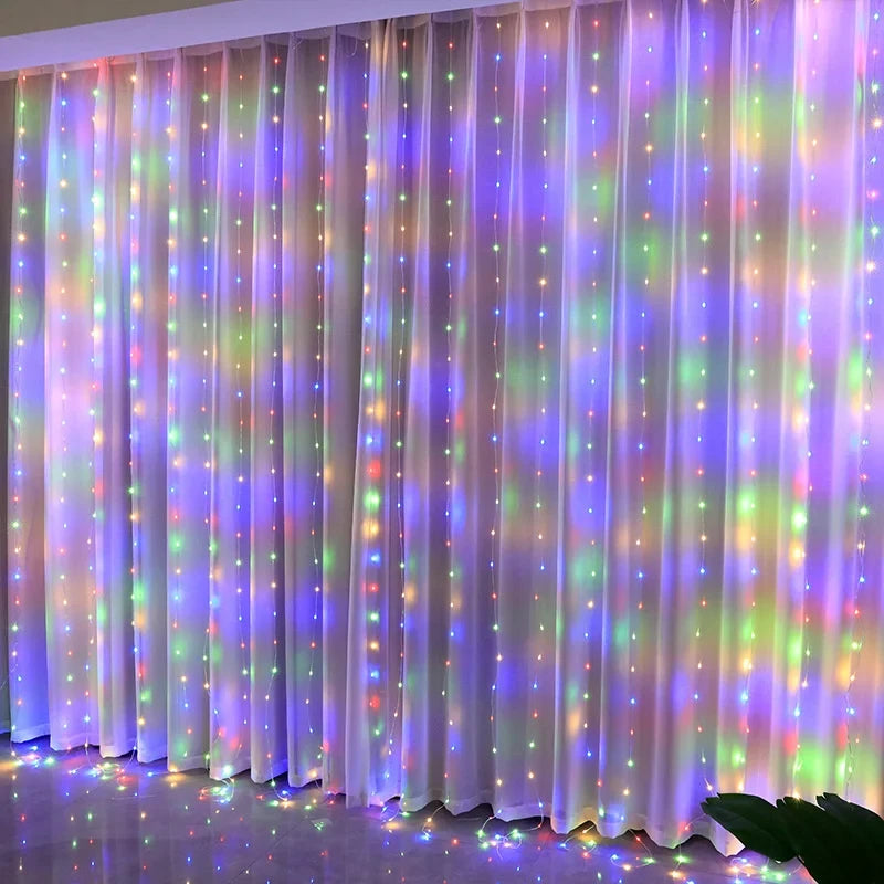 LED Fairy String Curtain Lights